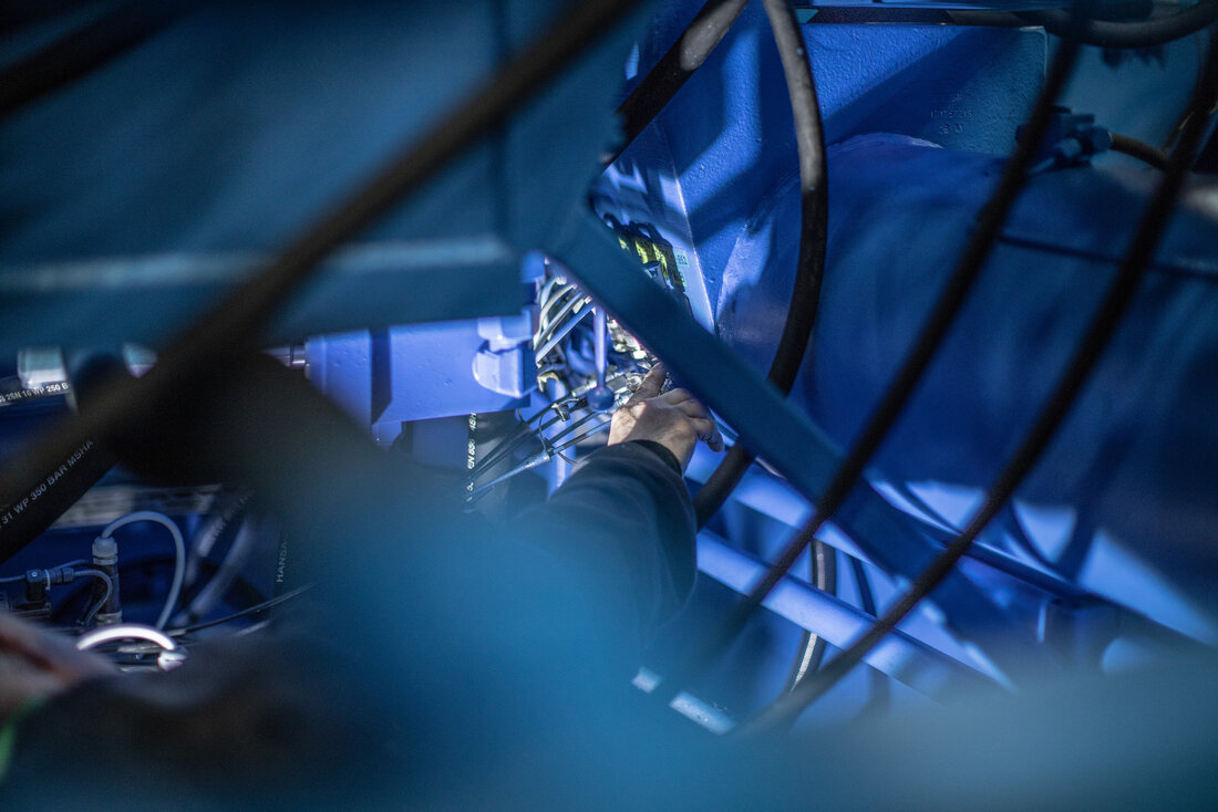 Industriemechaniker bei der Arbeit