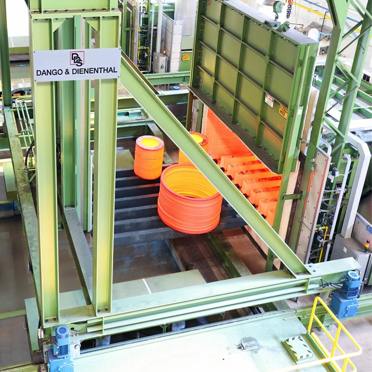 Wärmebehandlung in Industrien Handhabungstechnik