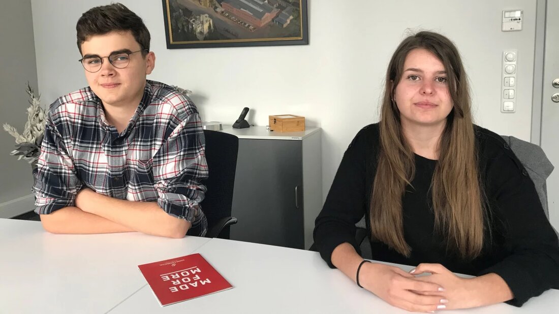 Azubis - Sarah Salmen und Jonas Fischbach