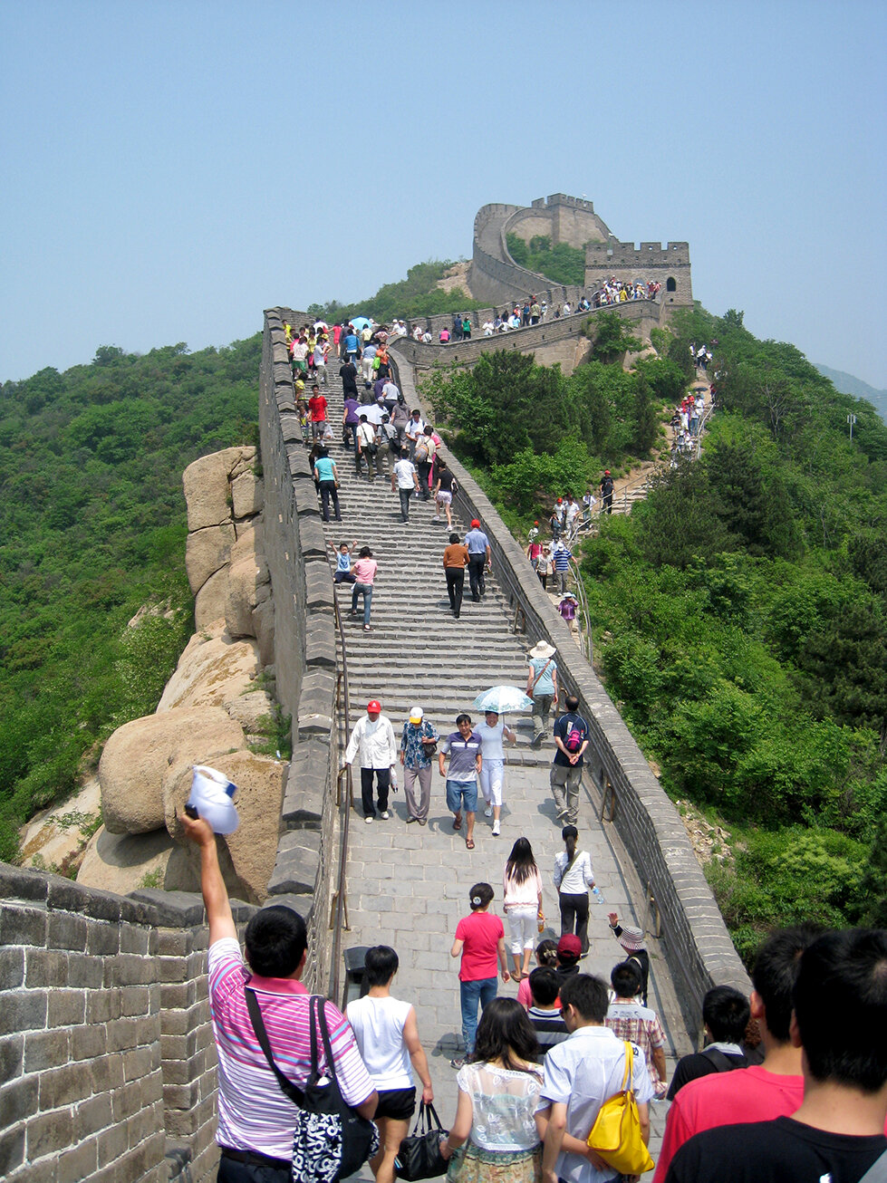  DD Praktikanten wandern auf der chinesischen Mauer