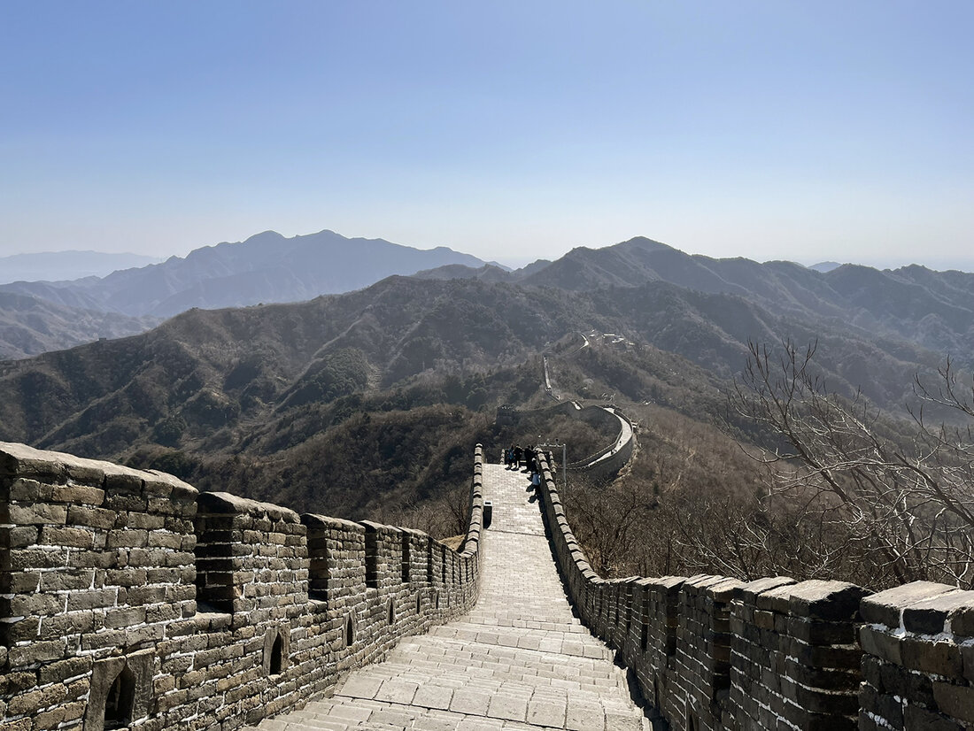 DD Praktikanten wandern auf der chinesischen Mauer