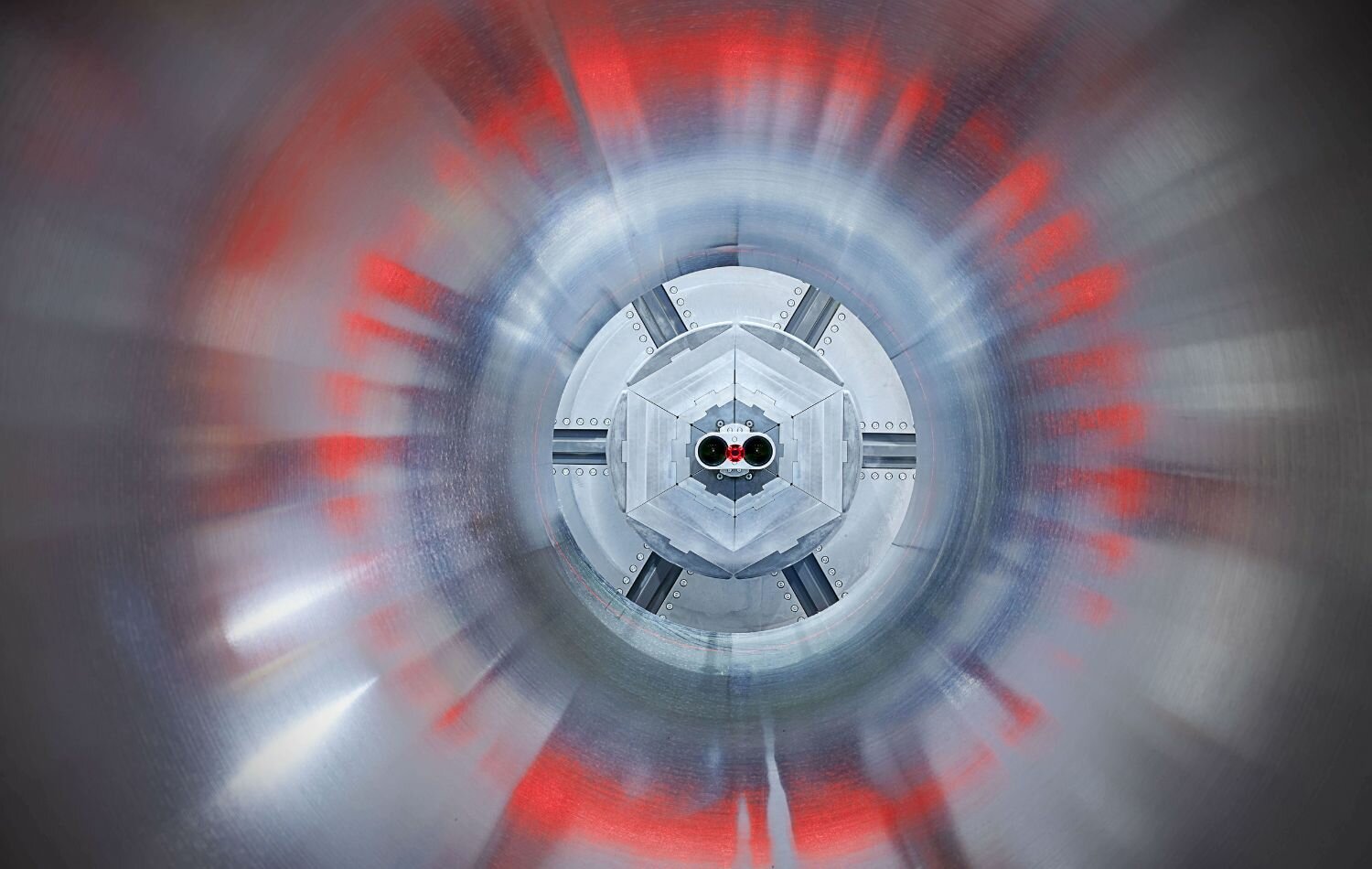 Pipe Sizer Innenansicht bei Lasermessung